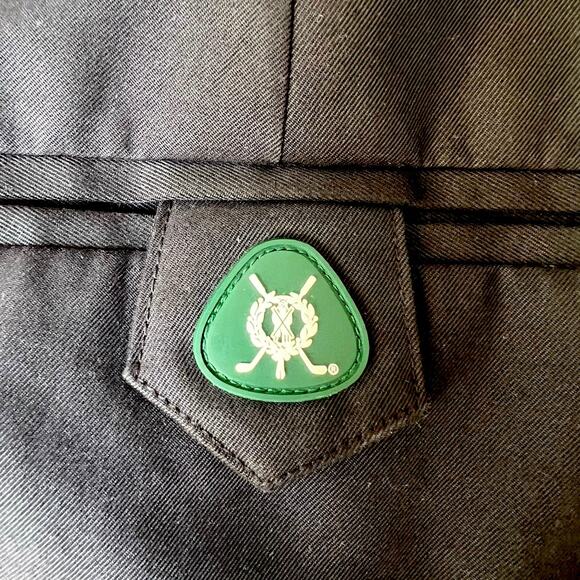 Brooks Brothers St Andrews Links Golf Shorts W34 Black 9”Inseam Tee/Glove Pocket - Picture 4 of 12